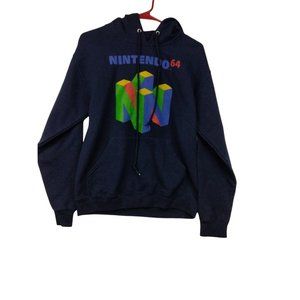 Nintendo 64 Adult/Youth Hooded Sweatshirt S